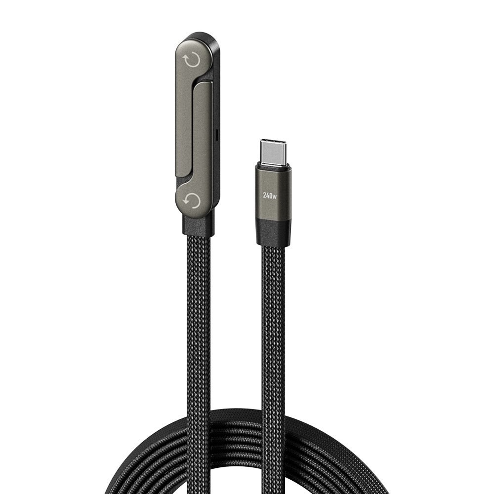 Fast Charging Foldable Bracket Data Cable 2-in-1 Data Wire Foldable Phone Tablet Stand Type-C To Type-C USB-A To Type-C — image 6