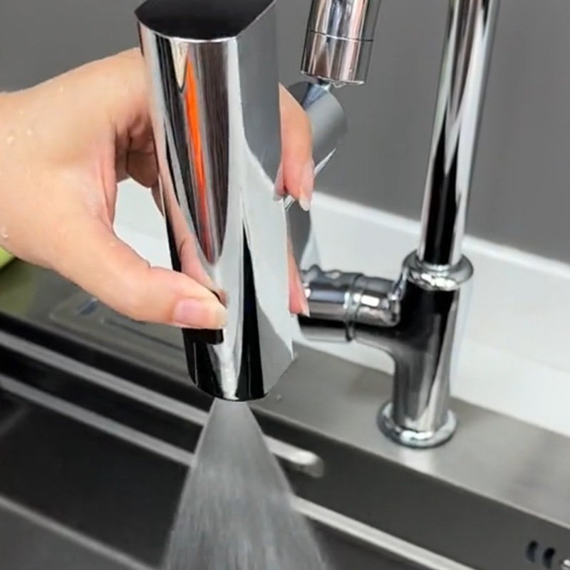 Kitchen Faucet Waterfall Outlet Splash Proof Universal Rotating Bubbler Multifunctional Water Nozzle Extension Kitchen Gadgets — image 7