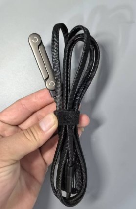 Fast Charging Foldable Bracket Data Cable 2-in-1 Data Wire Foldable Phone Tablet Stand Type-C To Type-C USB-A To Type-C — image 10
