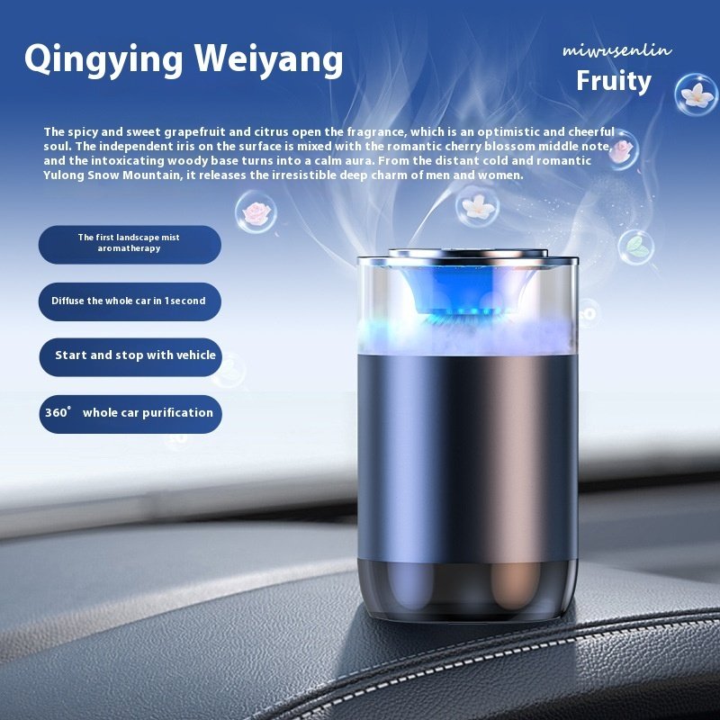 Car Aromatherapy Diffuser Cloud Mist Air Freshener Auto Decoration Natural Fragrance Auto Decoration Tool For RVs Trucks Sedans — image 6