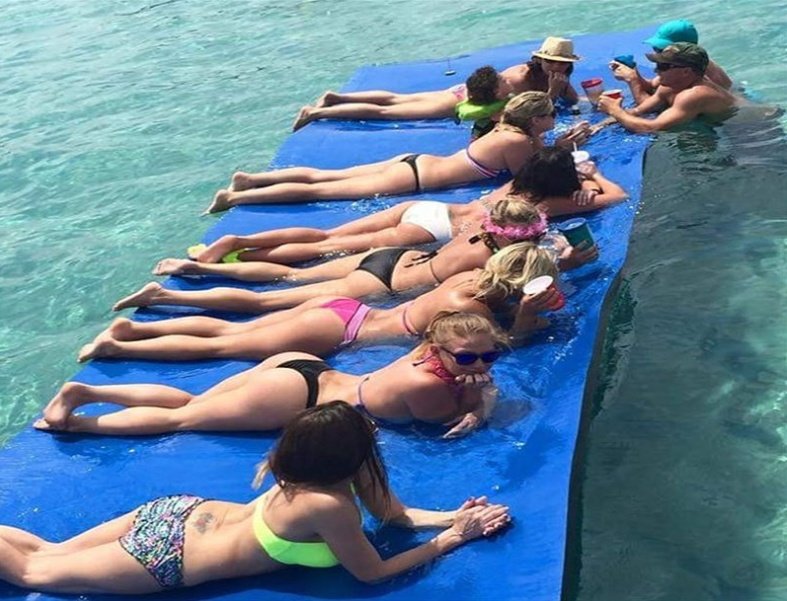 Water Swimming Sports Floating Mat Surfing Magic Carpet — image 9