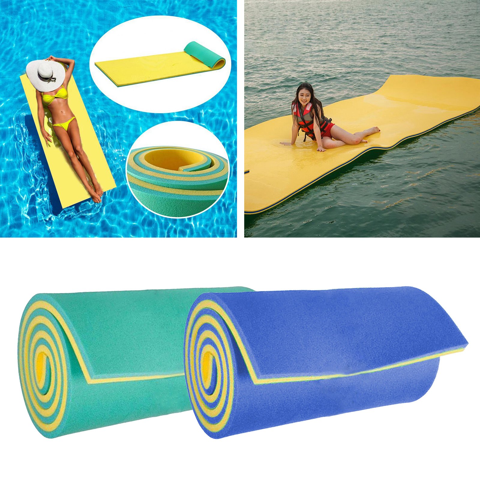 Water Swimming Sports Floating Mat Surfing Magic Carpet — image 3