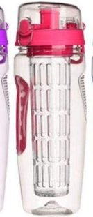 32Oz Fruit Infusing Infuser Water Bottle Water Fruit Bottle BPA Free Plastic Sport Fruit Infuser Water Bottles With Infuser Juice Shaker Drink Bottle Of Water — image 2