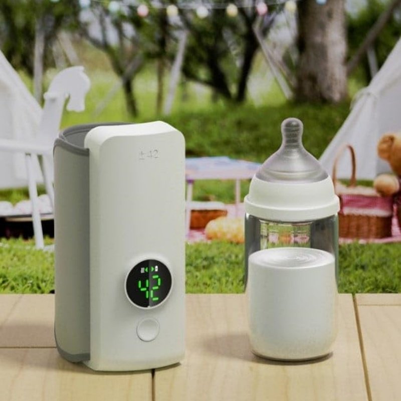 Portable Wireless Rechargeable Baby Bottle Warmer USB Charging And Heating Bag Portable Constant Temperature Milk Warmer Universal Bottle Insulation Sleeve — image 2