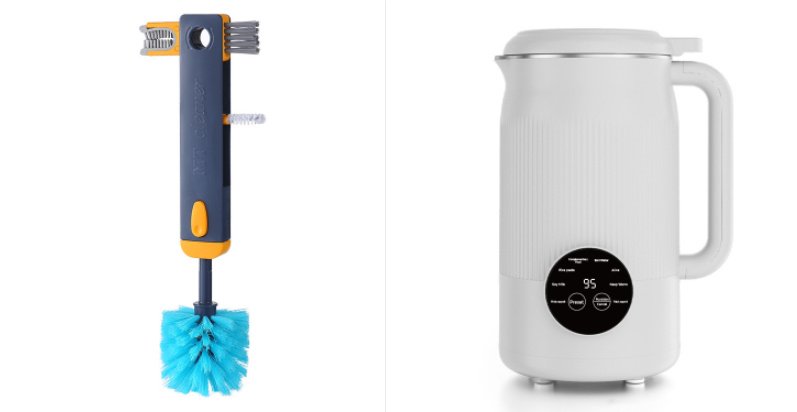 110V-220V 1200ml Soybean Milk Machine Multifunction Juicer Portable Blender Automatic Heat Home Soy Milk Maker Kitchen Gadgets — image 9