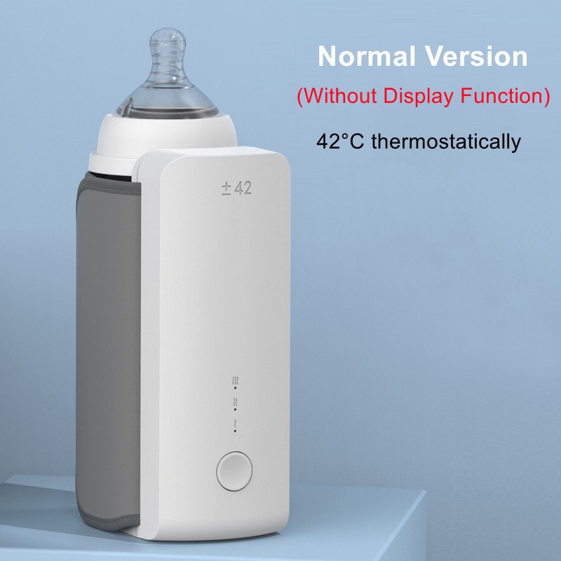Portable Wireless Rechargeable Baby Bottle Warmer USB Charging And Heating Bag Portable Constant Temperature Milk Warmer Universal Bottle Insulation Sleeve — image 5
