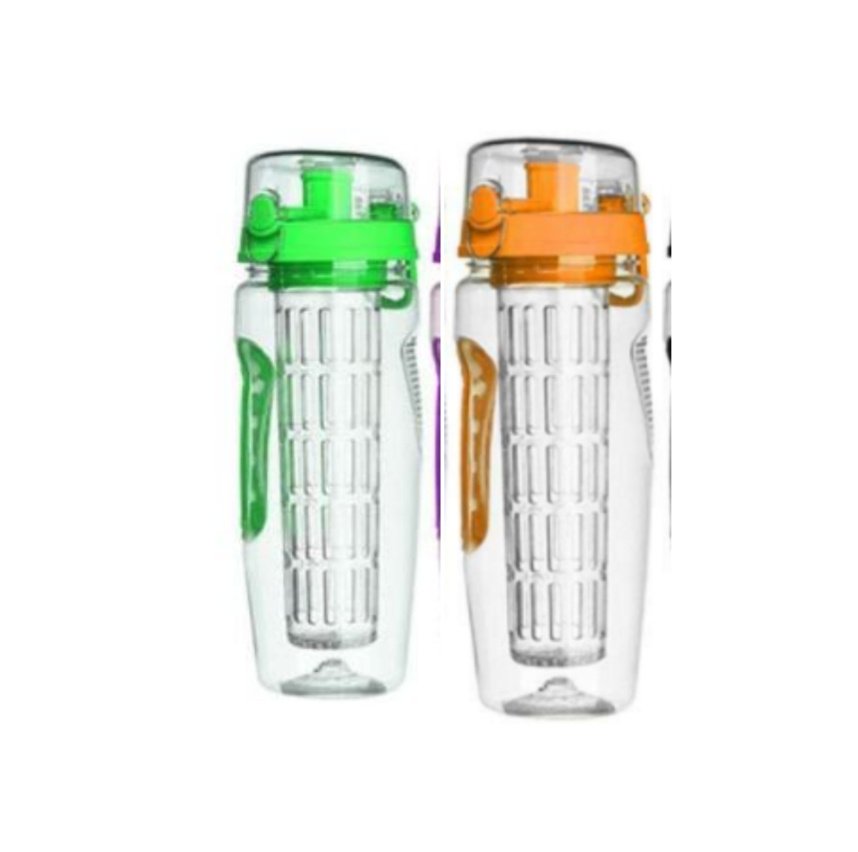 32Oz Fruit Infusing Infuser Water Bottle Water Fruit Bottle BPA Free Plastic Sport Fruit Infuser Water Bottles With Infuser Juice Shaker Drink Bottle Of Water — image 3