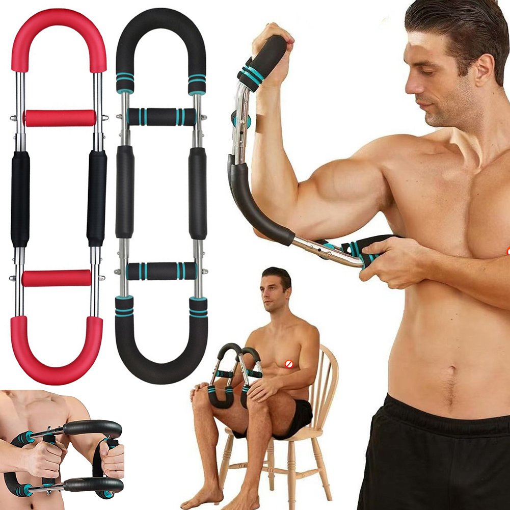 Multi-functional U-shaped Arm Strengthener Chest Trainer Adjustable Forearm Strength Exerciser Home Gym Equipment Bodybuilding — image 2