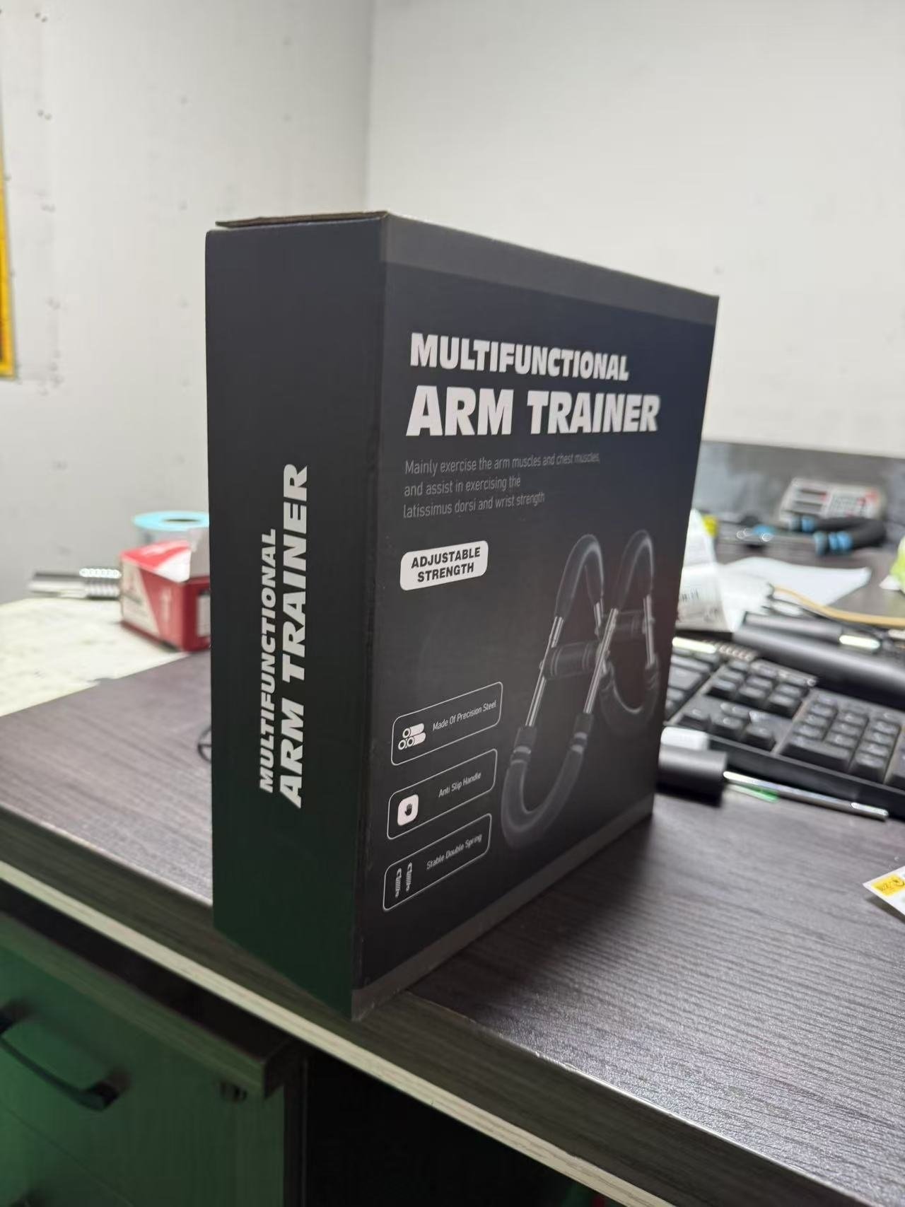 Multi-functional U-shaped Arm Strengthener Chest Trainer Adjustable Forearm Strength Exerciser Home Gym Equipment Bodybuilding — image 9
