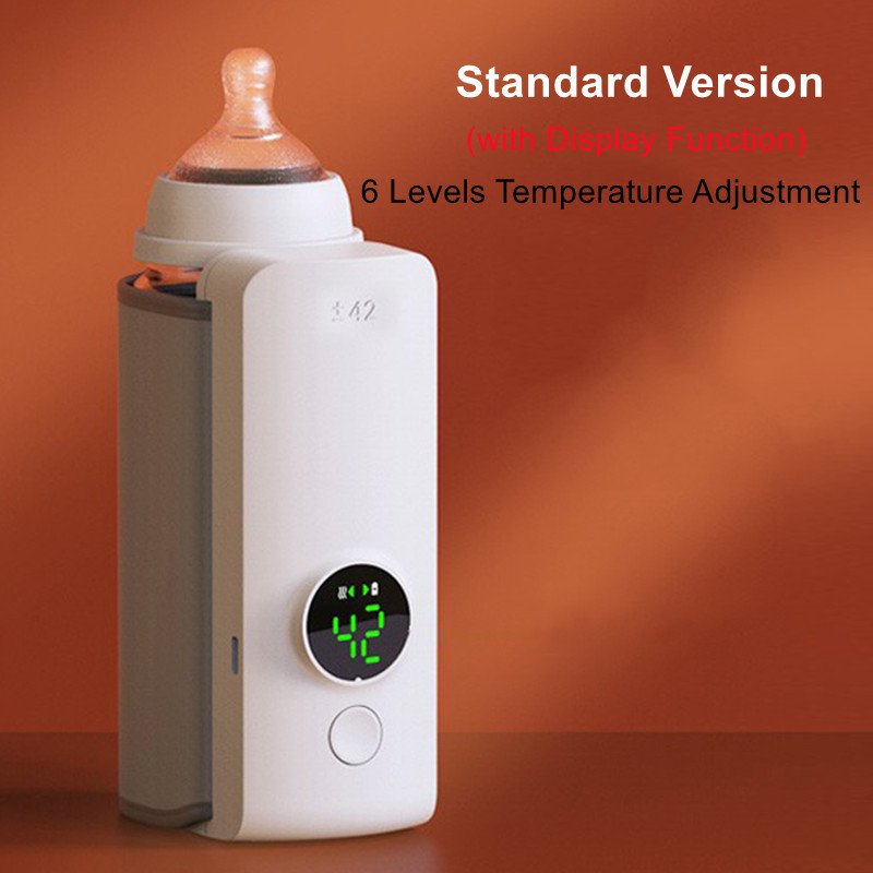 Portable Wireless Rechargeable Baby Bottle Warmer USB Charging And Heating Bag Portable Constant Temperature Milk Warmer Universal Bottle Insulation Sleeve — image 8