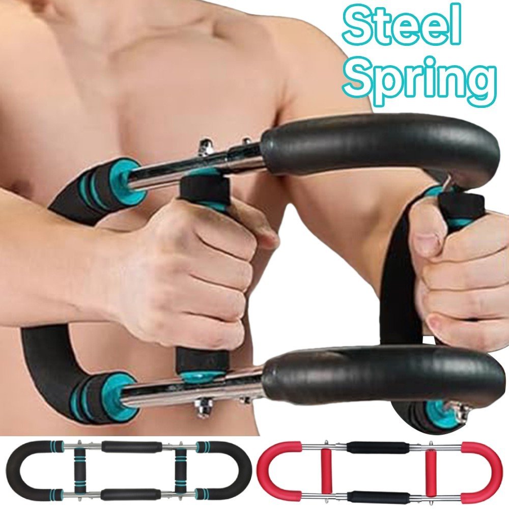 Multi-functional U-shaped Arm Strengthener Chest Trainer Adjustable Forearm Strength Exerciser Home Gym Equipment Bodybuilding — image 7