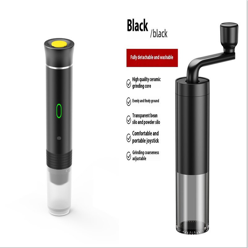 Electric Grinder Coffee Travel Handy 3 In1 Espresso Portable Coffee Espresso Maker Machine Cafe Portable Capsule Coffee Machine Kitchen Gadgets — image 6